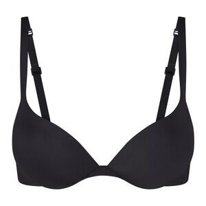 SKIMS Black Plunge Push Up Bra